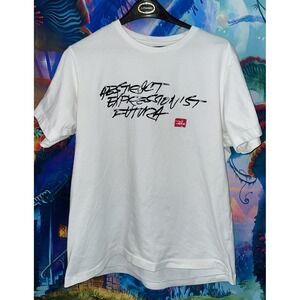 Abstract expressionist Futura Designer Street Wear Men's Size XL T Shirt  Art